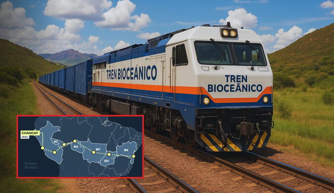 BRASIL, BOLIVIA, ARGENTINA Y CHILE AVANZAN EN LA INTEGRACIÓN LOGÍSTICA CON EL PRIMER TREN PILOTO DEL CORREDOR BIOCEÁNICO